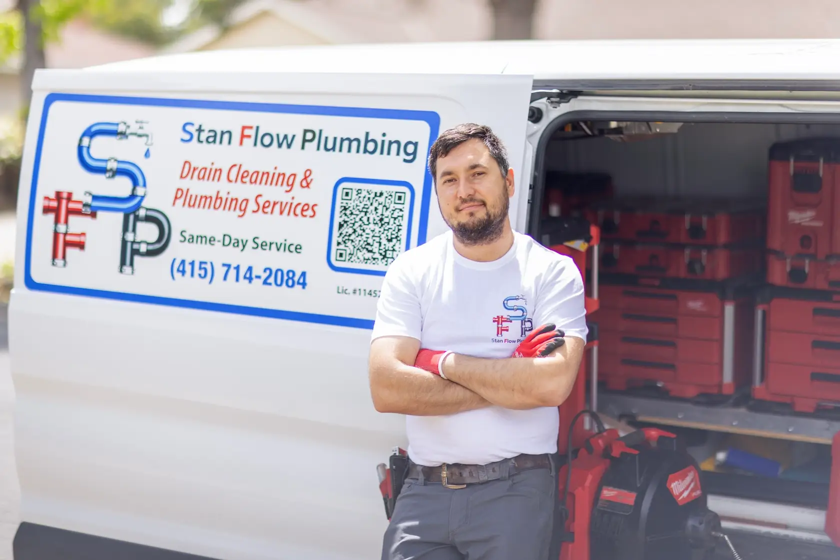 Stan Flow Plumbing service van